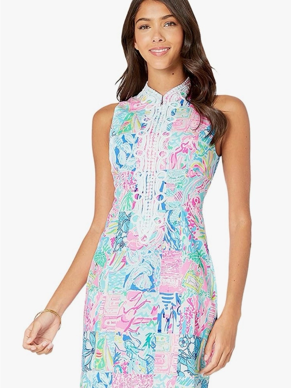 Lilly Pulitzer Alexa Alexa Shift dress in Pop Up Summer Remix Patch